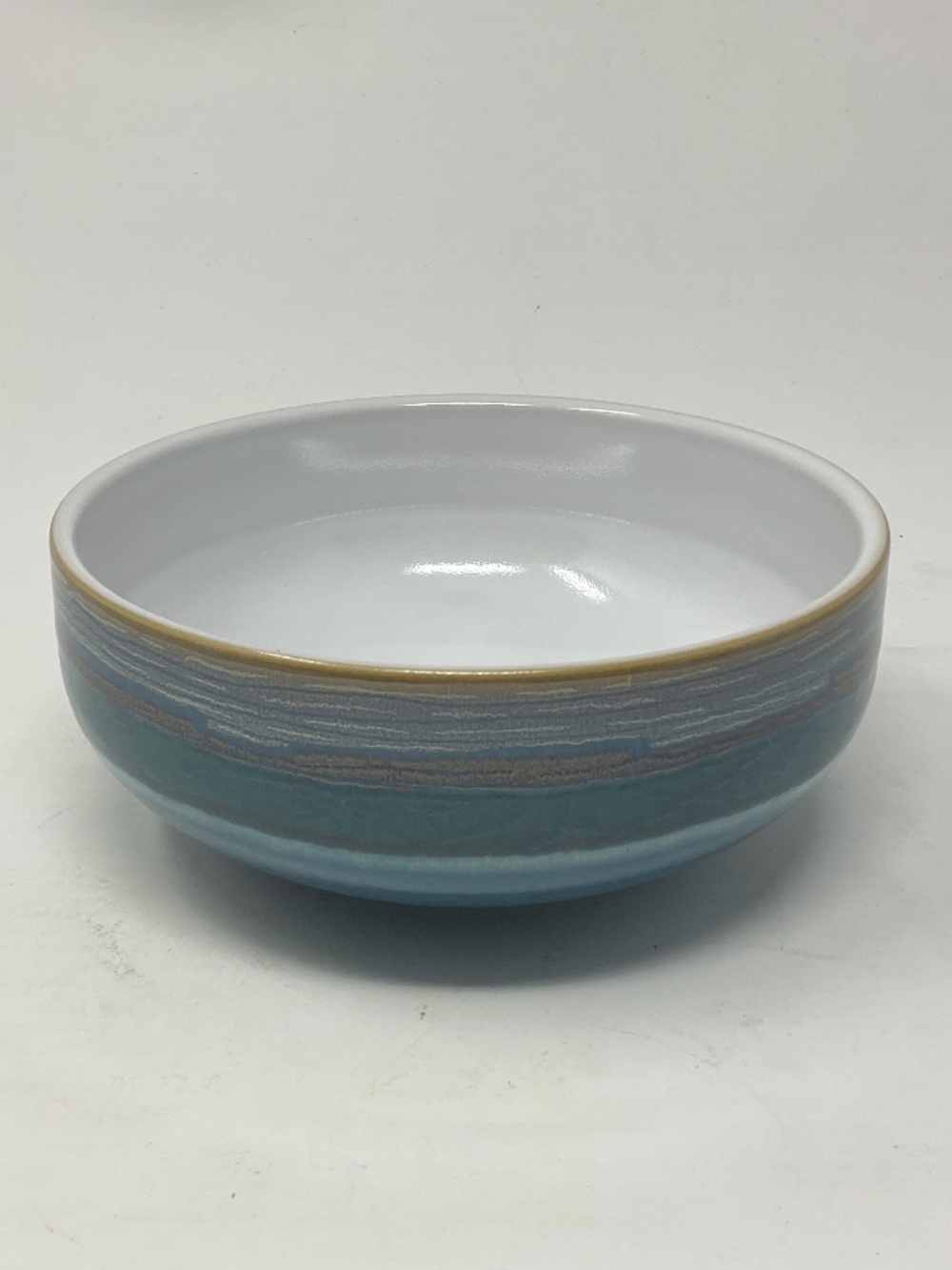 Denby Azure Coast (retired) Stoneware Soup Cereal Bowl (4 available $45 EACH)